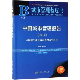 城市管理蓝皮书：中国城市管理报告（2019）