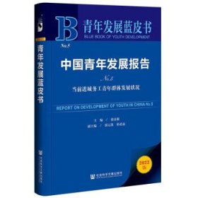 青年发展蓝皮书：中国青年发展报告No.5当前进城务工青年群体发展状况