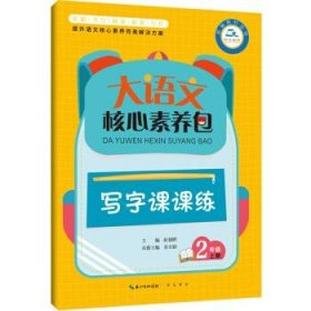 大语文核心素养包 写字课课练 2年级上册