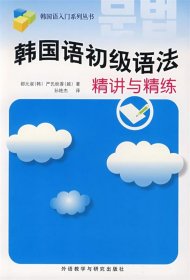 韩国语入门系列丛书：韩国语初级语法精讲与精练