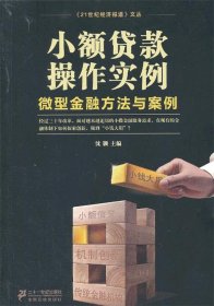 小额贷款操作实例:微型金融方法与案例