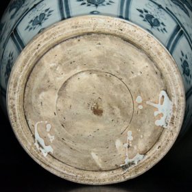 明代洪武青花三顾茅庐大盖罐一对