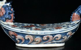 明代宣德青花小龙船