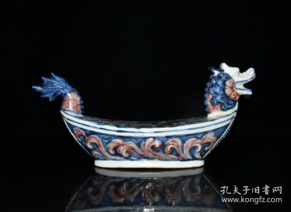 明代宣德青花小龙船