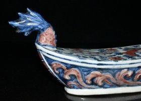 明代宣德青花小龙船