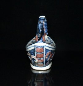 明代宣德青花小龙船