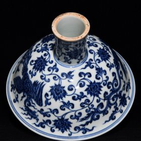 明宣德青花凤纹高脚碗77