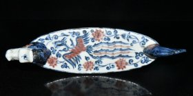 明代宣德青花小龙船