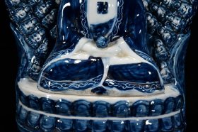 清乾隆年青花百佛像