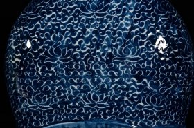 清乾隆年青花百佛像