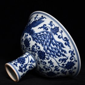 明宣德青花凤纹高脚碗77