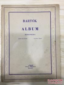 bartok album 巴托克专辑 老乐谱