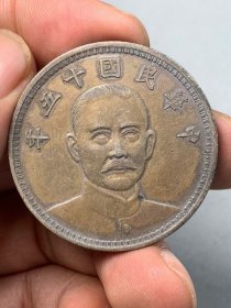 ★特价秒杀1549元★珍藏美品■【★★老彩老银元中华民国十五年孙像纪念币壹圆钱币