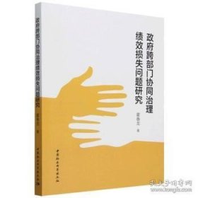 政府跨部门协同治理绩效损失问题研究