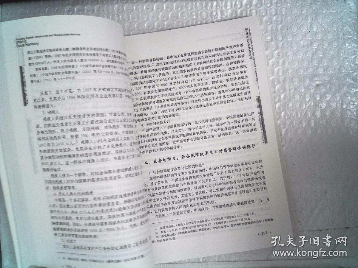 科学发展与共享和谐:民生视角下的和谐社会