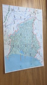 五十年代秦皇岛昌黎县老地图一张
