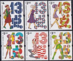 9007/2022中国香港邮票，《13 点》漫画，6全