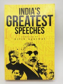 India's Greatest Speeches 英文原版-《印度最伟大的演讲》