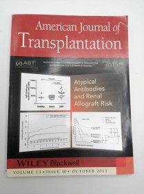 American Journal of Transplantation: Atypical Antibodies and Renal Allograft Risk (Volume 13-Issue 10-October 2013) 英文原版-《美国移植杂志：非典型抗体与肾移植风险》（2013年10月10日第13卷第10期）