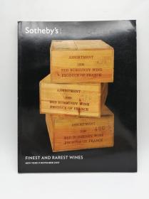 Sotheby's: Finest and Rarest Wines (New York 9 November 2013) 英文原版《苏富比：最好和最稀有的葡萄酒》