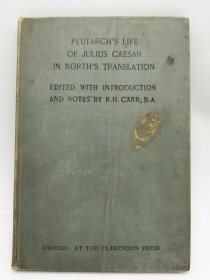 PLUTARCH'S LIFE OF JULIUS CAESAR 英文原版-《凯撒的财阀生活》