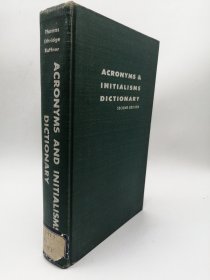 Acronyms and Initialisms Dictionary (Second Edition) 英文原版-《首字母缩略词词典(第二版)》（缩略语与首母字典）