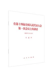 【原版闪电发货】现货速发 在第十四届全国人民代表大会第一次会议上的讲话 两会单行本 人民出版社