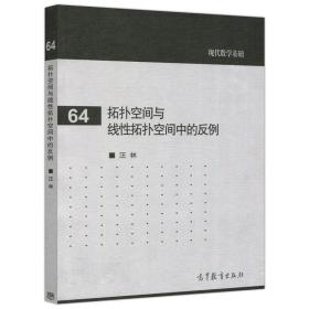 【原版闪电发货】拓扑空间与线性拓扑空间中的反例 汪林 高等教育出版社 现代数学基础 高等院校理工科 研究生 教师参考 拓扑学 数学