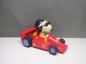 2002年 麦当劳史努比赛车玩具 老食玩收藏