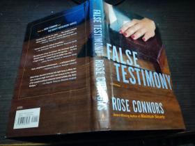 FALSE TESTIMONY  约小16开硬精装
