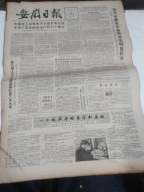 1984年4月22日   安徽日报  生日报   （4开4版）  记宁国液压密封件厂厂长夏鼎湖