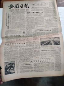 1985年11月7日   安徽日报  生日报   （4开4版） 农民养猪有了安全感