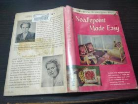 Needlepoint Made Easy 1955年  约大32开硬精装 图片实拍