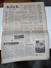 1986年2月26日   安徽日报  生日报   （4开4版）  蓬莱洞鱼龙洞游客多