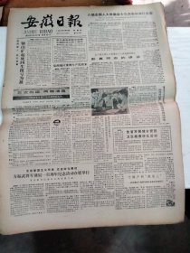 1985年11月14日   安徽日报  生日报   （4开4版） 马新英改嫁获幸福