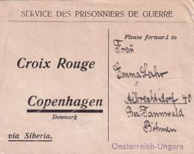专用信封，天津寄德国有邮政检查戳