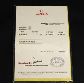 日本购回 原盒《品牌OMEGA(欧米茄）脉动机械男表一块》未使用品 走时准确 表盘尺寸直径3.7CM 链周长20CM 宽2.1CM 是赠送朋友的佳品