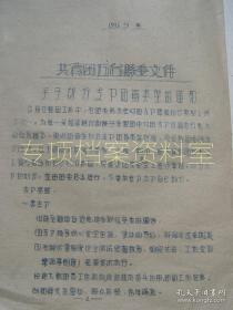 青年团五台县委员会 1959年9号 关于划分支部团员类型的通知 部分内容见图