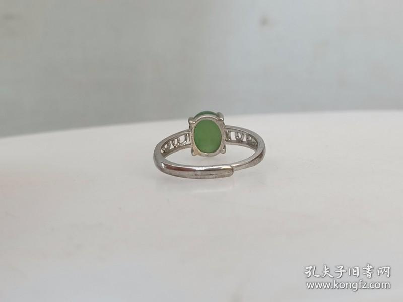 乡下收的镶嵌+和田玉戒指
