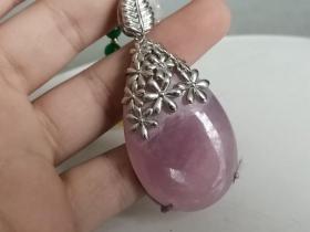 乡下收的紫罗兰玉挂件7