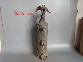 乡下收的 战汉 老青铜 摆件