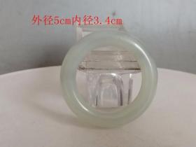 清代 传世 和田 玉环.挂件