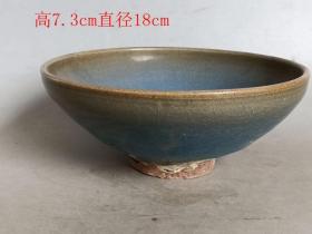 乡下收的元代钧 瓷瓷碗