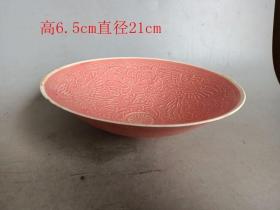 乡下收的宋代 定窑瓷盘