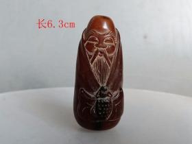 清代 传世老 人物坠 挂件