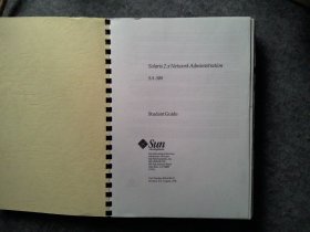 Solaris 2.X Network Administration (SA-380)，网络管理
