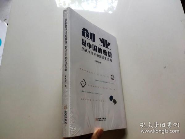 创业是中国的希望：我在中关村做新经济咨询