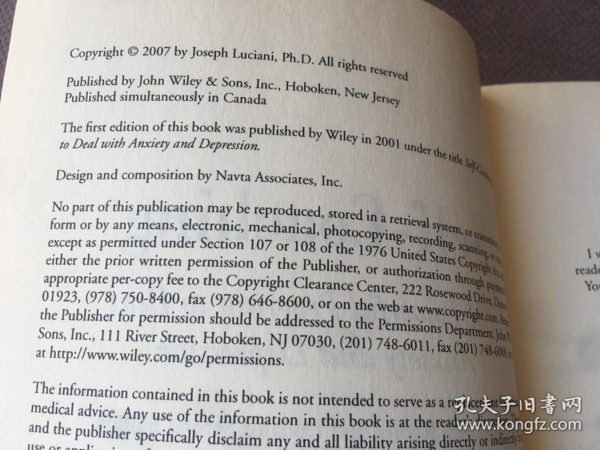 Self-Coaching: The Powerful Program to Beat Anxiety and Depression（英语）