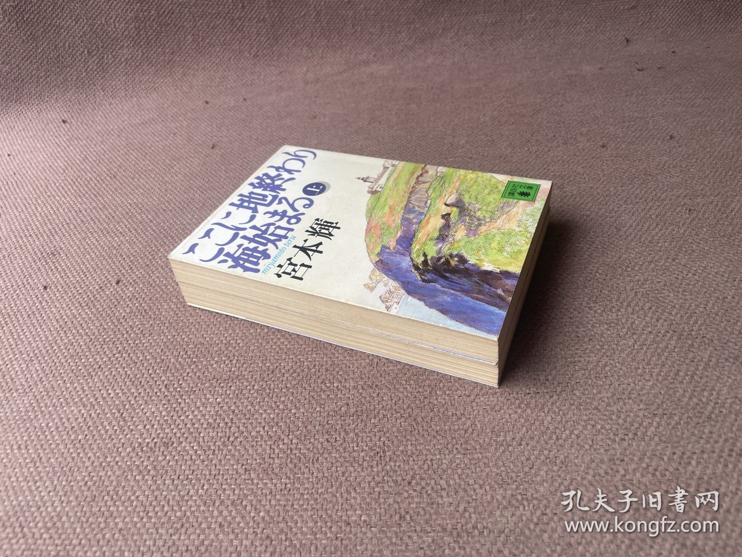 ここに地终わり 海始まる（上下全二册 64开 日文原版）