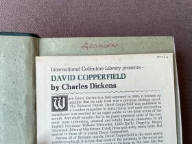 David Copperfield / 大卫·科波菲尔（英语 精装 毛边本）